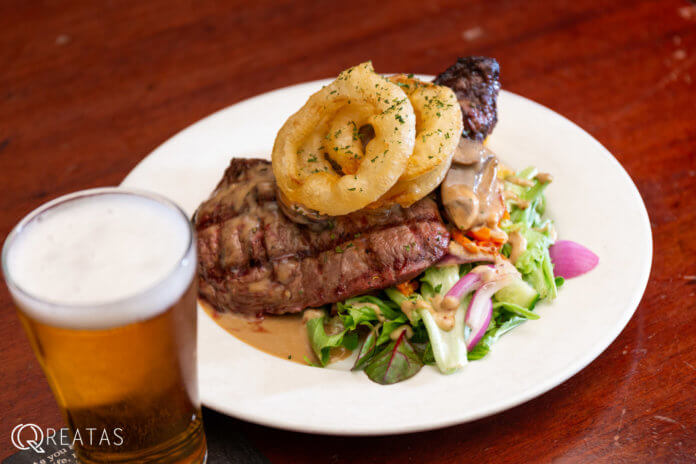P.J. O'brien's steak ケアンズで1番安いステーキとビールのセット