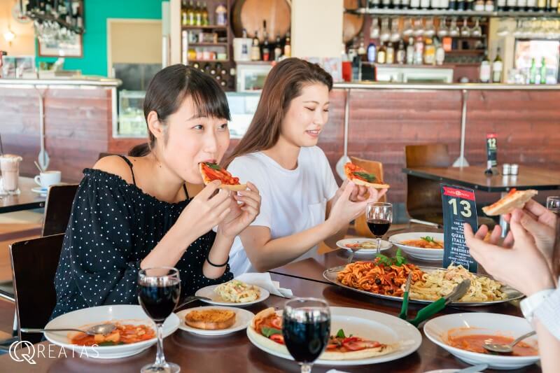 焼きたてピザが美味しいファスタパスタで女子会