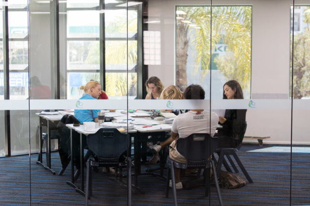 CCEBの新校舎はキレイで快適