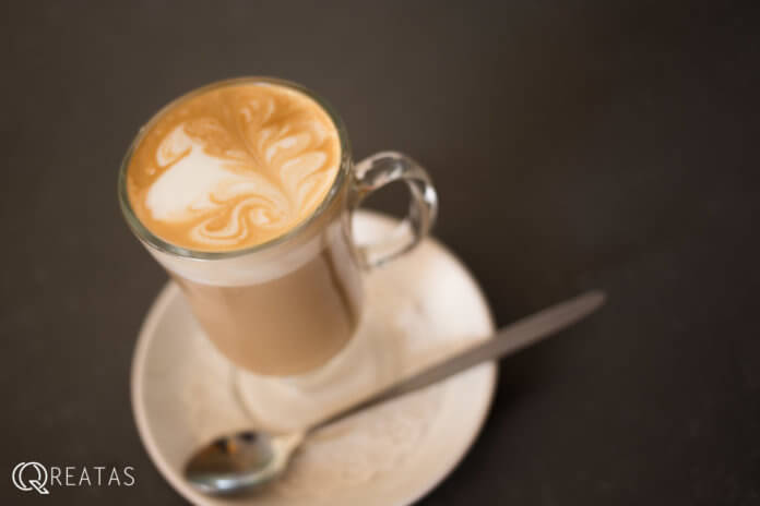 Coast Roast Cafe latte コーストローストカフェのラテ
