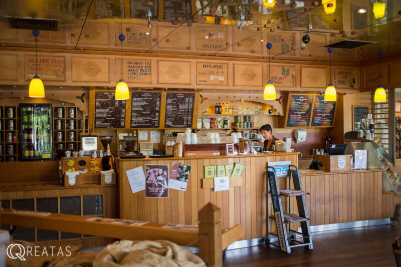 コーヒービーンエステートの店内