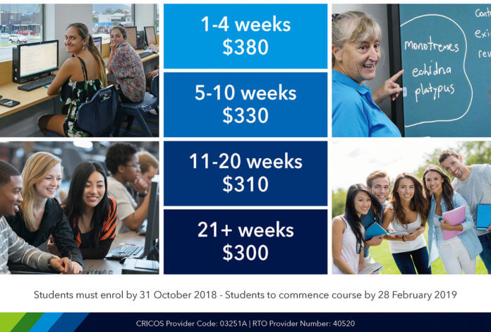 ケアンズの語学学校CCEBから割引キャンペーン