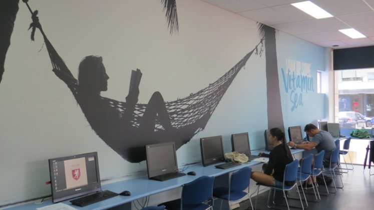 OHCケアンズ校の新しいコンピュータールーム