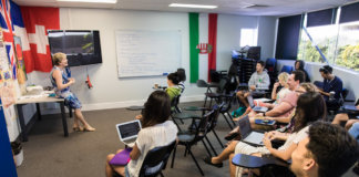 OHCケアンズ校のビジネスコースの授業風景