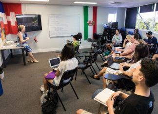 OHCケアンズ校のビジネスコースの授業風景