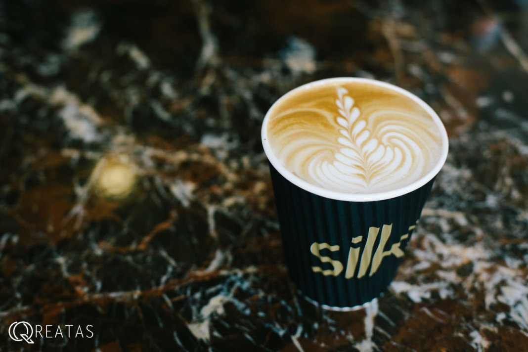 シルクカフェのラテ