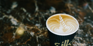 シルクカフェのラテ