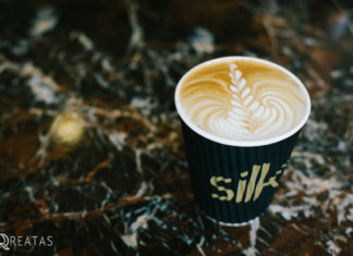 シルクカフェのラテ