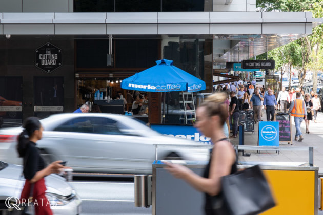 ブリスベンのカフェ