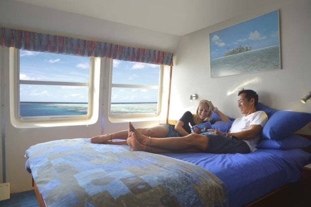 ダイビング留学のダブルキャビン