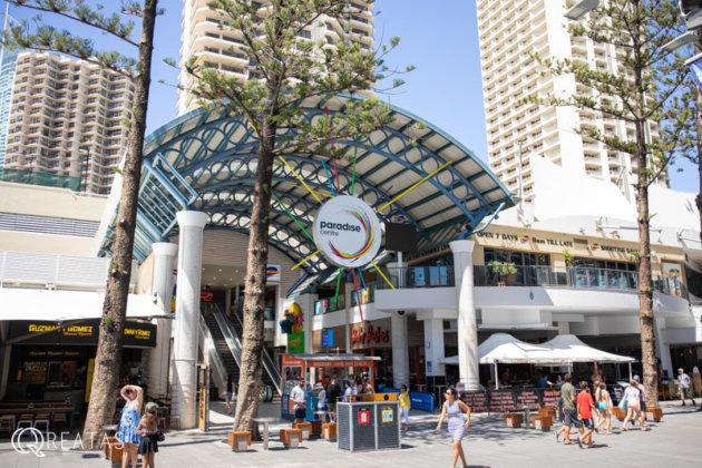 ゴールドコーストのアーケードモール