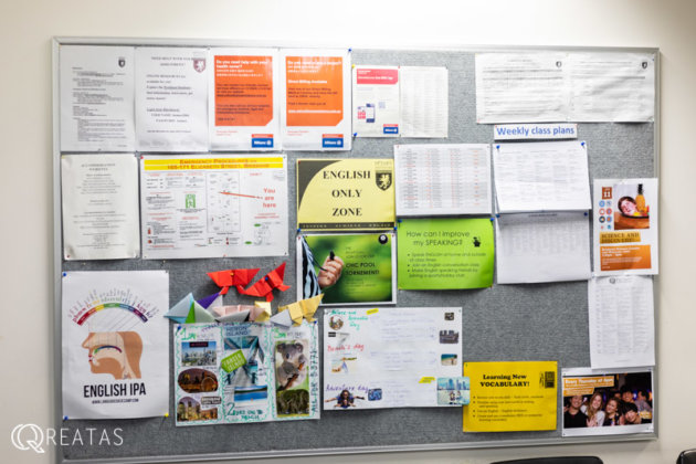 OHCブリスベン校のメッセージボード