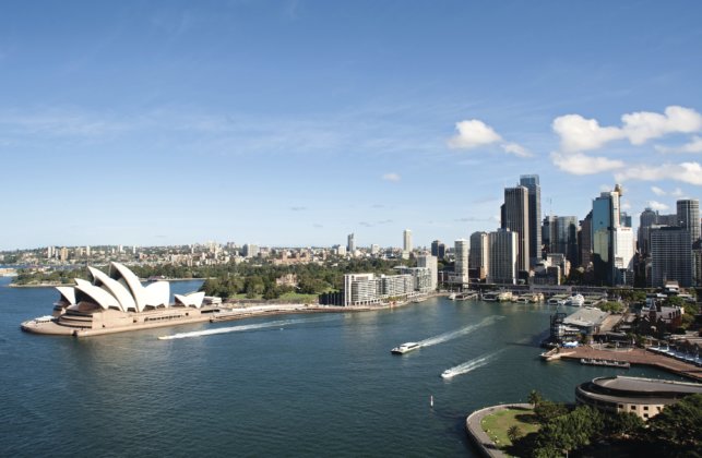 シドニーの空撮写真